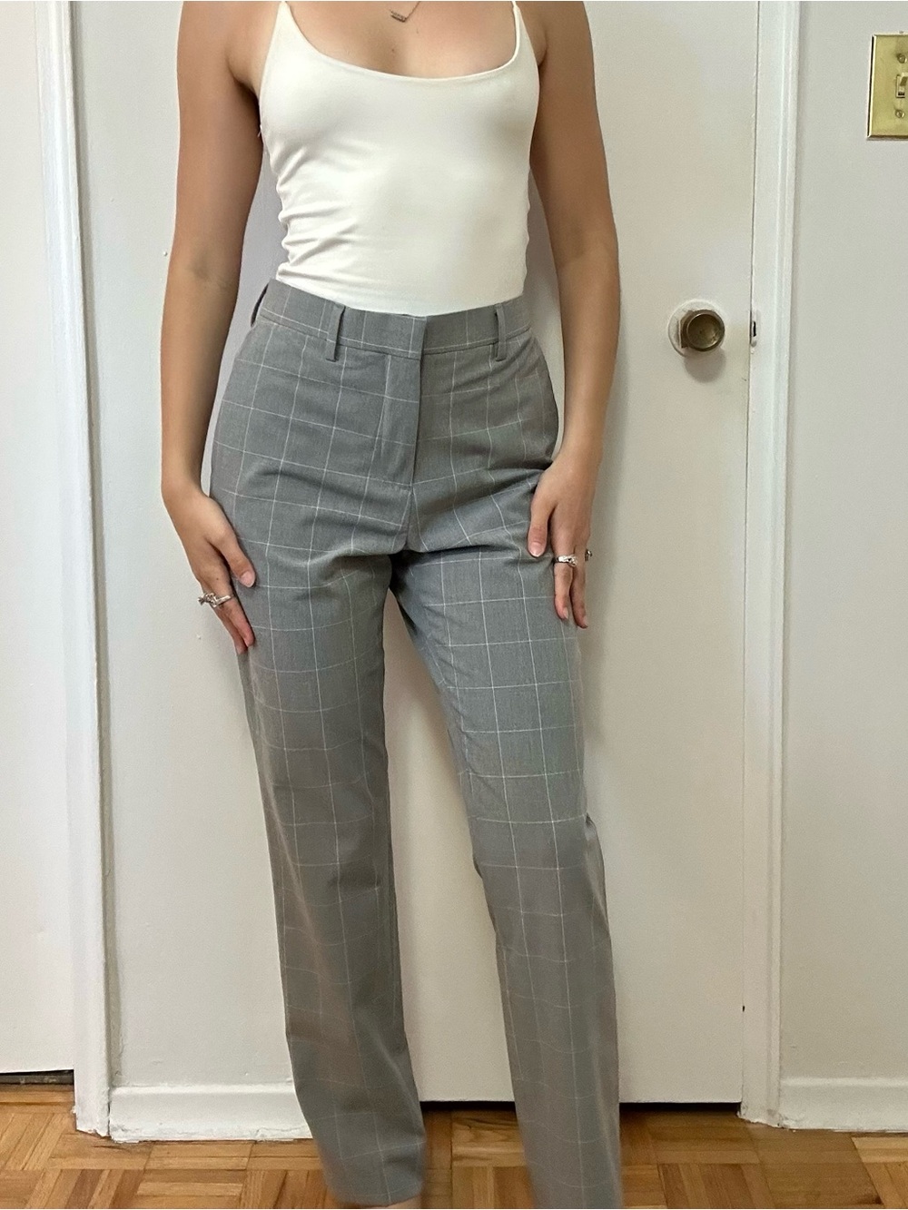 💜 H&M Dress Pants Trousers Grey | Size 31 / Medium